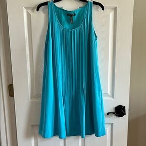 Ralph Lauren Women's Turquoise Sleeveless Mini Dress